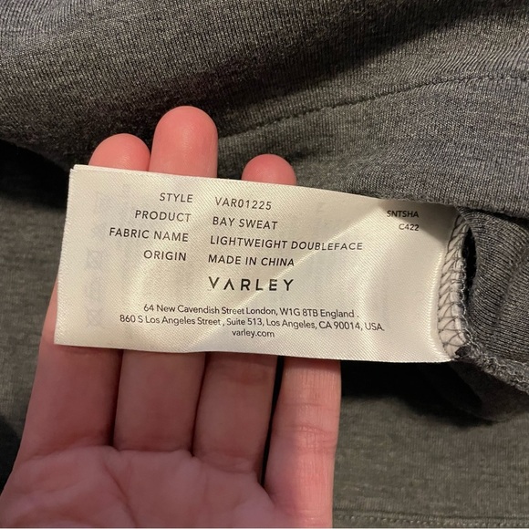 Varley Bay Sweat pullover lightweight double face - Picture 8 of 11
